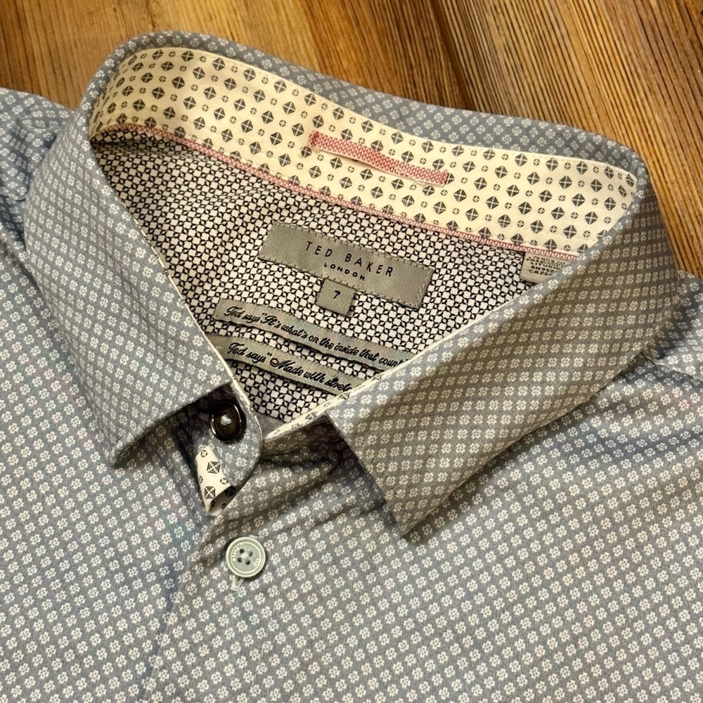 Ted Baker London men's long-sleeve shirt 7